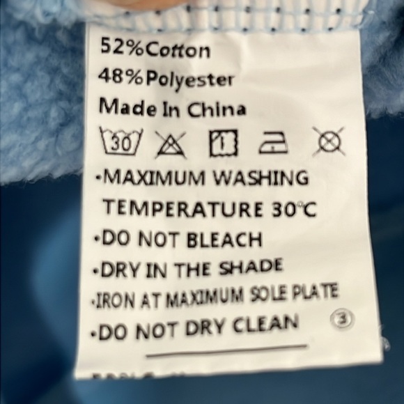 Blue Women's Crewneck Sweatshirt Size M Embroidered 1989 Taylor's Version - Picture 5 of 12